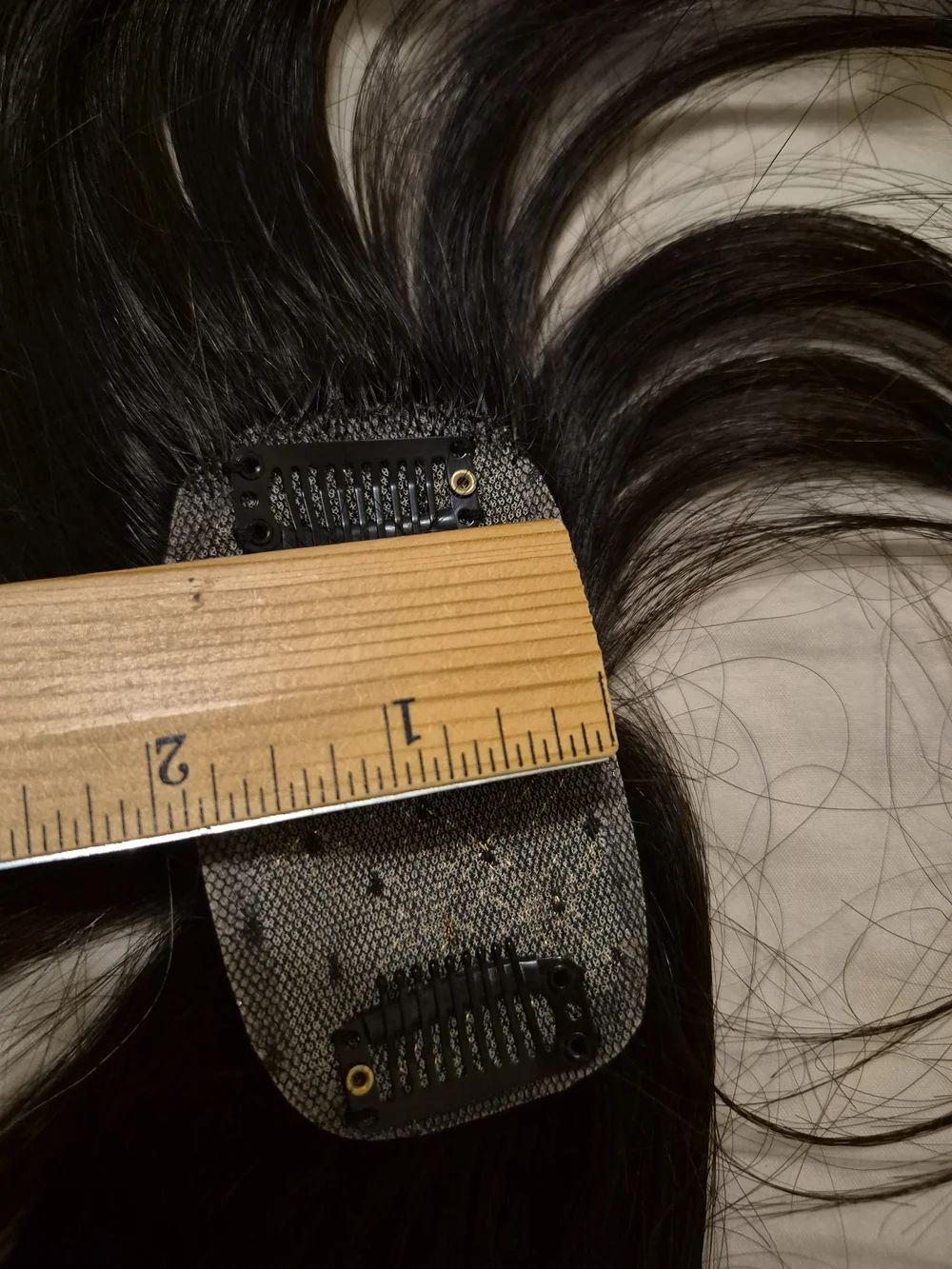 Black Human Hair Topper